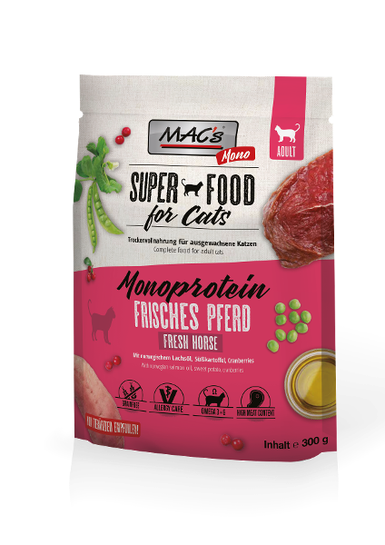 Mac's Superfood for Cats Monoprotein Fresh Horse Mac's Superfood for Cats Monoprotein Fresh Horse